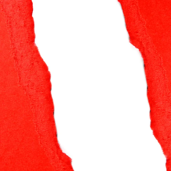 Ripper rode papier — Stockfoto