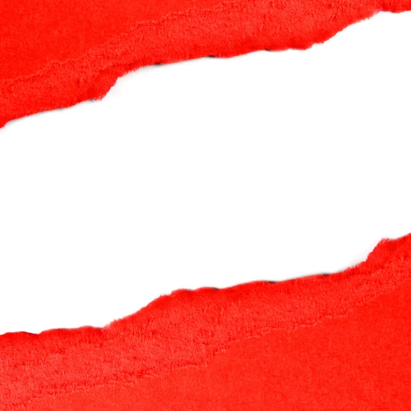 Ripper czerwony papier — Zdjęcie stockowe