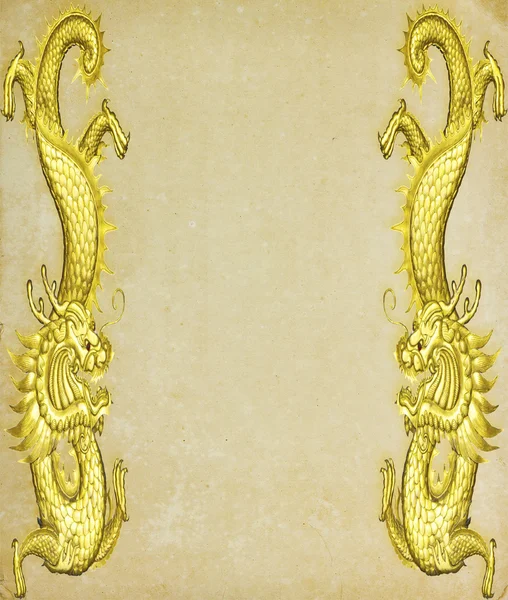 Golden dragon — Stock Photo, Image