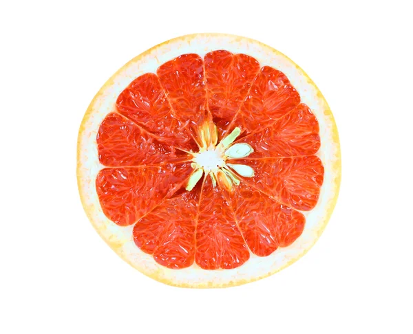 Hälften av grapefruie — Stockfoto