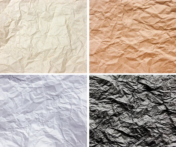 Vrásčitá papíru textura — Stock fotografie