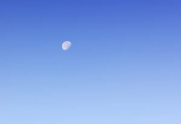 stock image Moon over blue sky