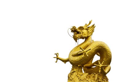 Çince ejderha heykeli
