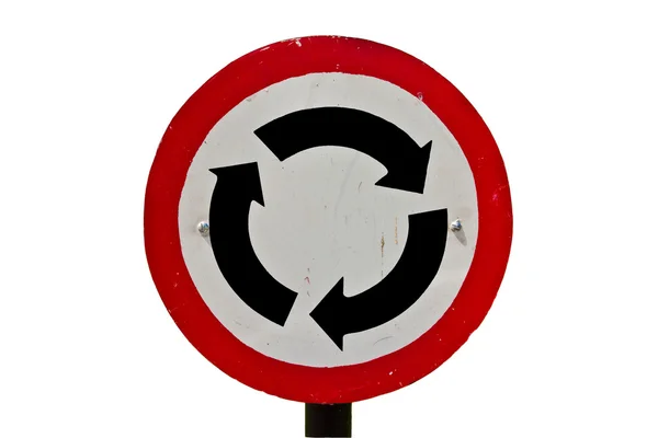 Signo de rotonda — Foto de Stock