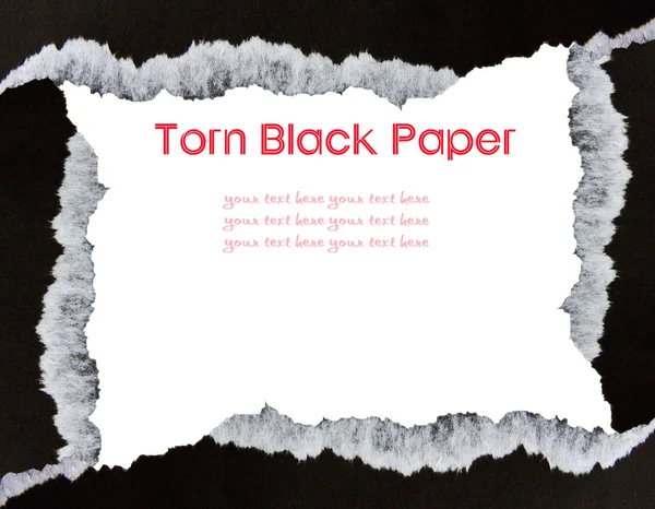トロン黒い紙 — ストック写真