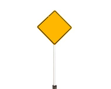 Empty road sign clipart