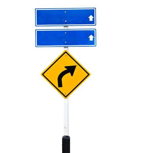 空白の交通標識 — ストック写真