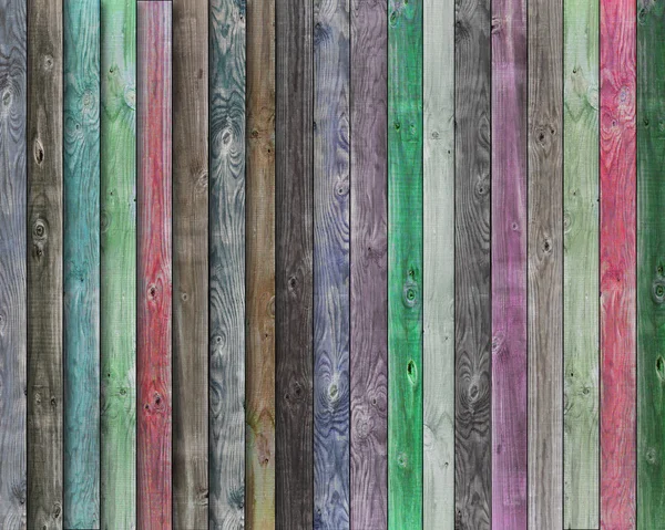 Mehrfarbiges Holz — Stockfoto