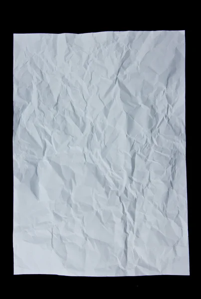 Faltiges weißes Papier — Stockfoto