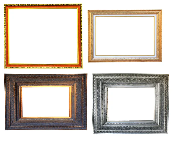 4 vintage foto houten frame — Stockfoto