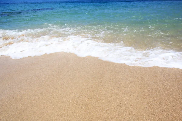 Belas ondas de praia — Fotografia de Stock