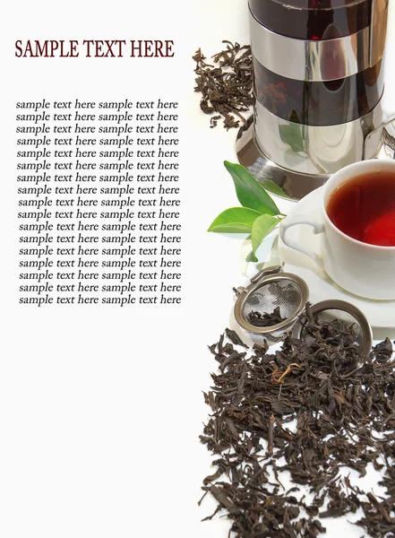 dal nane çayı ile siyah demir Asya çaydanlık