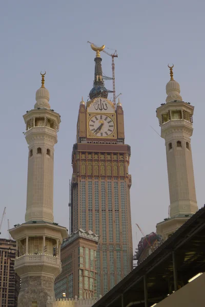 Uhrturm in Mekka Stockbild