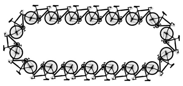 Cadena de bicicleta — Vector de stock