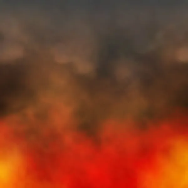 Vuur en rook — Stockvector