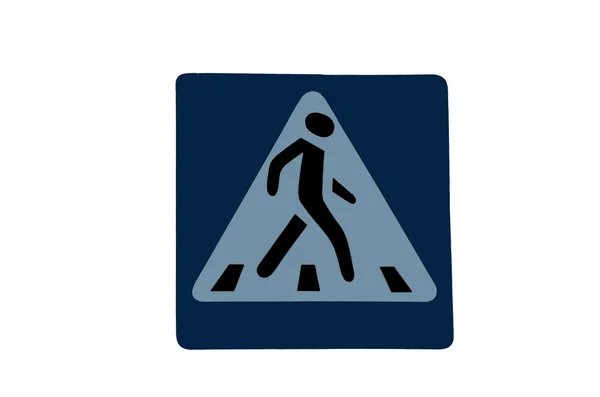 Crosswalk teken — Stockfoto