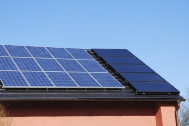 fotovoltaïsche en zonne-energie verwarmingssysteem