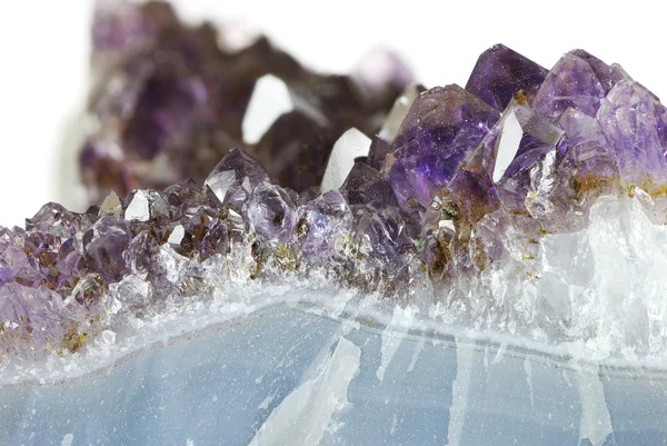 紫晶水晶 — 图库照片