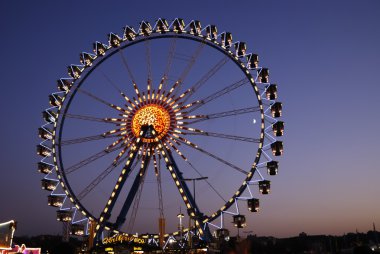 Oktoberfest at night clipart