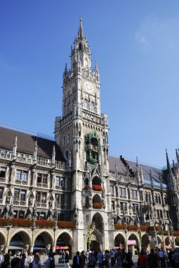 Marienplatz in Munich clipart