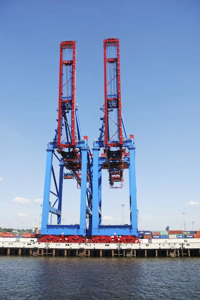 Port w Hamburgu — Zdjęcie stockowe