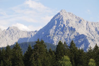 Mountain peaks clipart