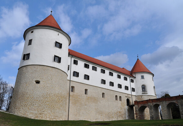 View of The Mokrice castle in Slovenia