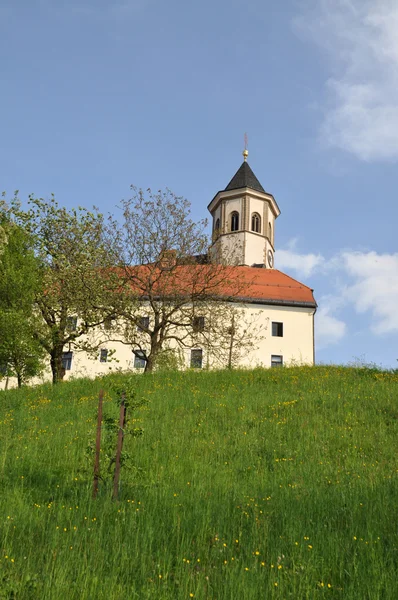 La iglesia de Ptujska gora — Foto de Stock