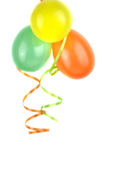 Воздушные шары и ленты — стоковое фото