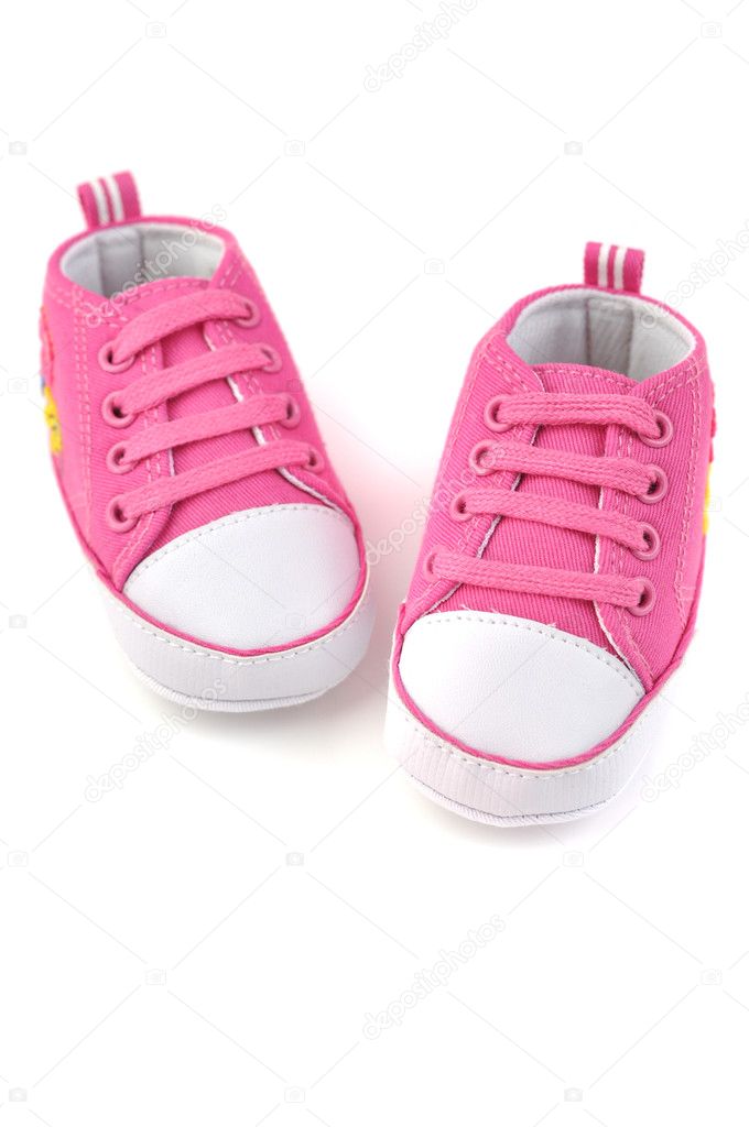 Pink baby shoes Stock Photo by ©andrejad 10219595