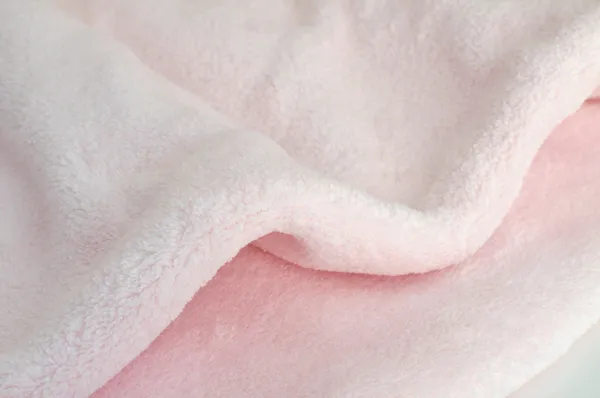 Miękki różowy baby koc — Zdjęcie stockowe