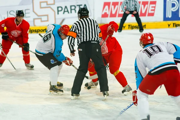 Endspiel in der Eishockey-Bundesliga — Stockfoto