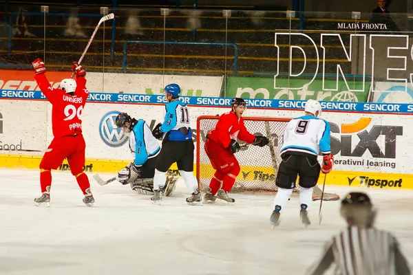Univerzitní hokej liga finálový zápas — Stock fotografie