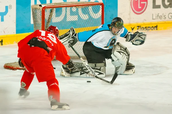 Uniwersytet hokej liga mecz finałowy — Zdjęcie stockowe