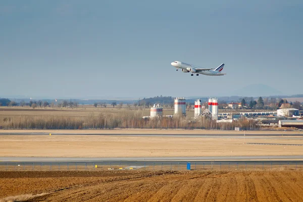 Airbus Taking Off 로열티 프리 스톡 사진