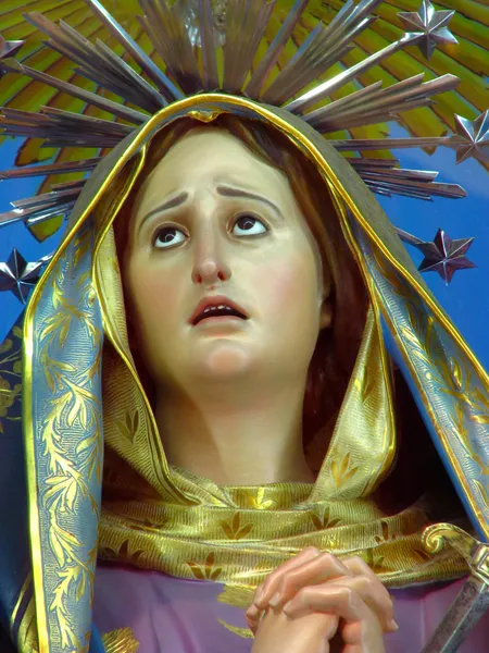 La 圣母怜子图 — 图库照片