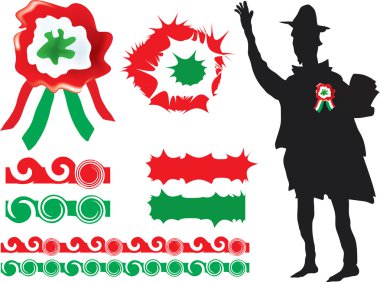 Hungarian symbols clipart