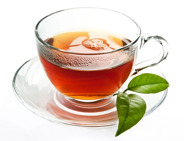 Taza de té negro, fuerte —  Fotos de Stock
