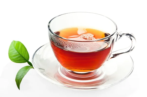 Taza de té negro, fuerte —  Fotos de Stock