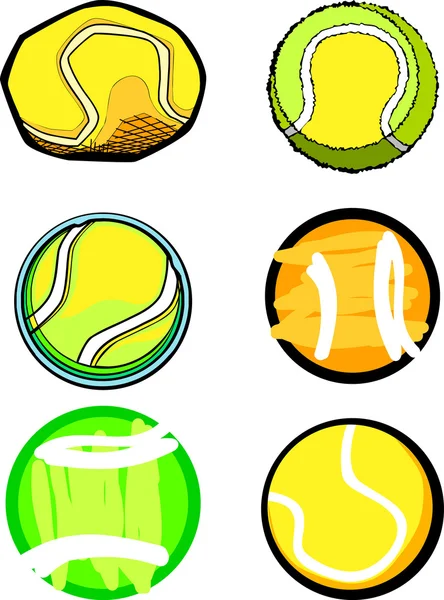 Vector de pelota de tenis Imágenes — Vector de stock