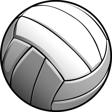 Volleyball Ball Vector Image Icon clipart