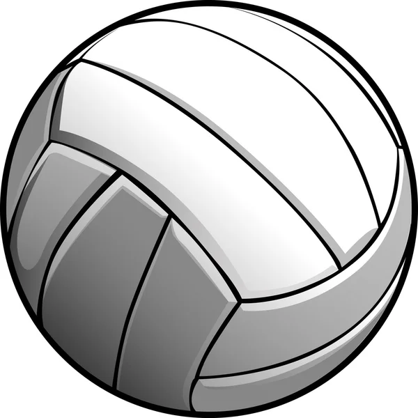 Volleyboll bollen vektor bildikon — Stock vektor