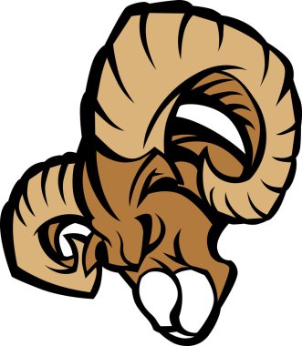 Ram Mascot Graphic Vector Illustration clipart