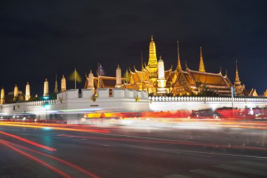 WAT pra kaew grand palace adlı gece bangkok, Tayland