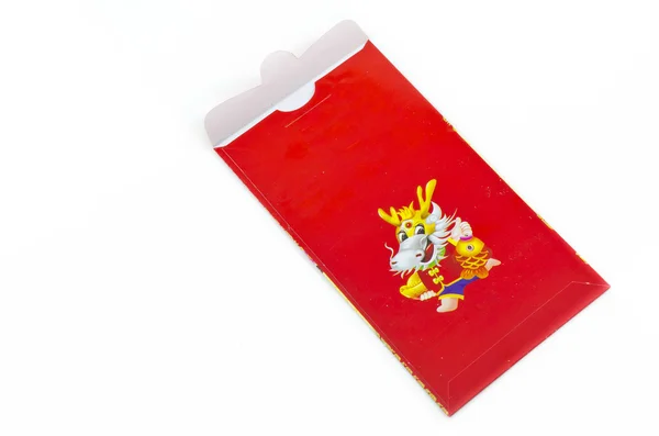 Chinese Red dragon Envelope — Stock Photo, Image