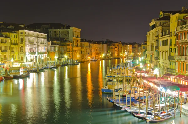 Gran Canal por la noche, Venecia — Foto de Stock