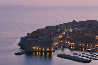 Dubrovnik gece, Hırvatistan