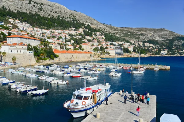 Порт Дубровник, Хорватия — стоковое фото