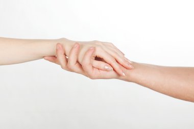 Erkek ve kadın elleri