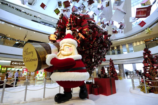 在香港的圣诞装饰 — 图库照片